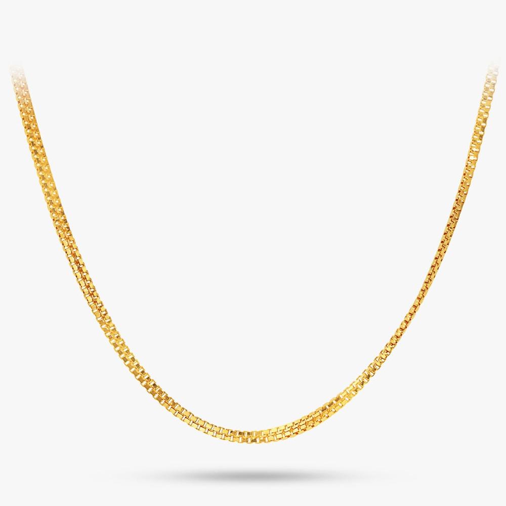 Yellow Gold Finish 22 Kt Gold Chain For Men | Gold - Reliance Jewels