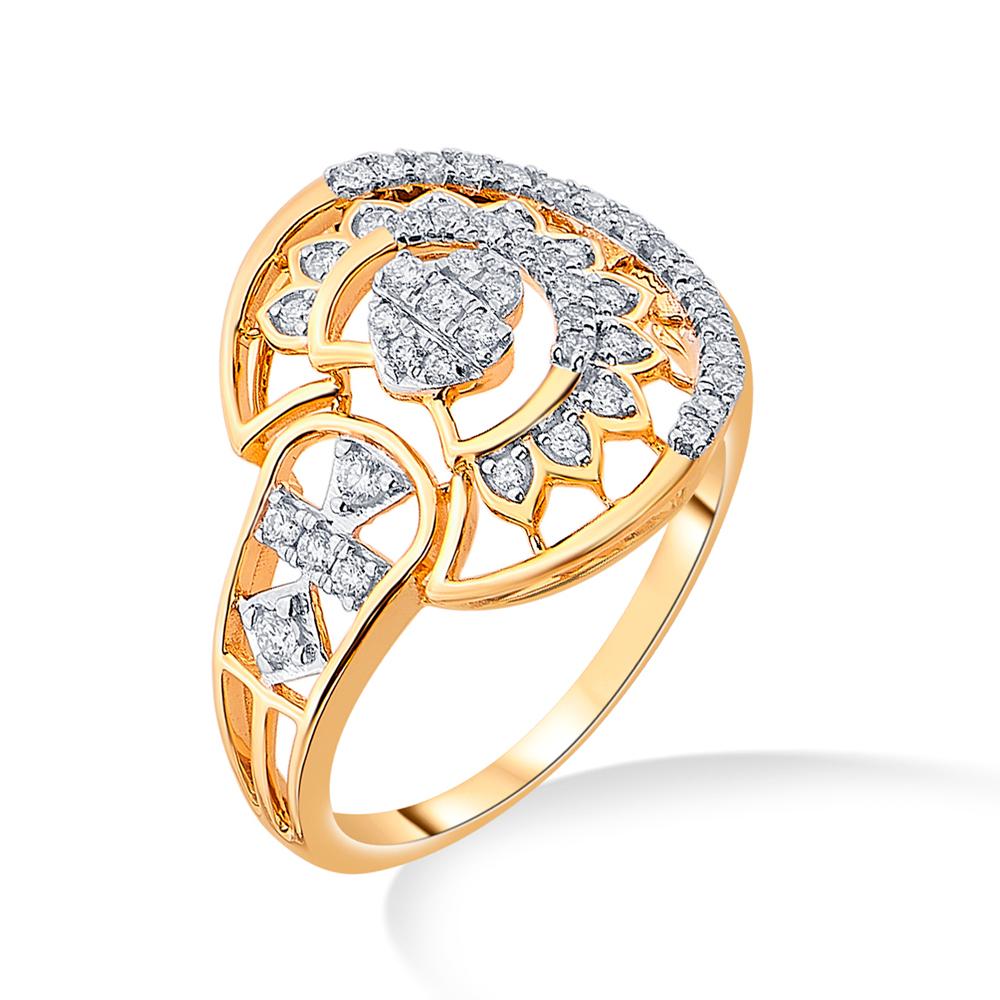 Buy 18 Karat Gold & Diamond Ring