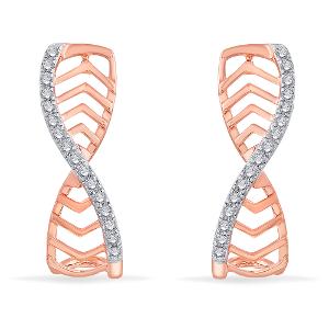 Buy 14 Karat Gold & Diamond Earrings