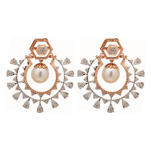 Buy 14 Karat Gold & Diamond Earrings