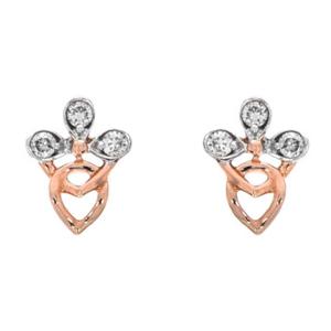 Buy 14 Karat Gold & Diamond Earrings