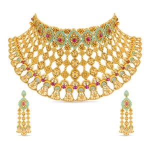 Buy 22 Karat Gold Necklace Set