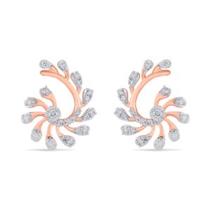 Buy 14 Karat Gold & Diamond Earrings