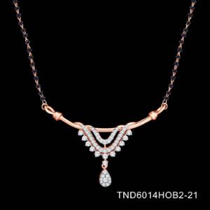 Buy 14 Karat Gold & Diamond Mangalsutra