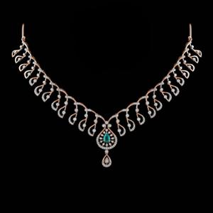 Buy 14 Karat Gold & Diamond Necklace