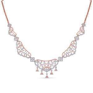Buy 14 Karat Gold & Diamond Necklace