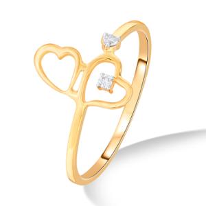 Buy 14 Karat Gold & Diamond Ring