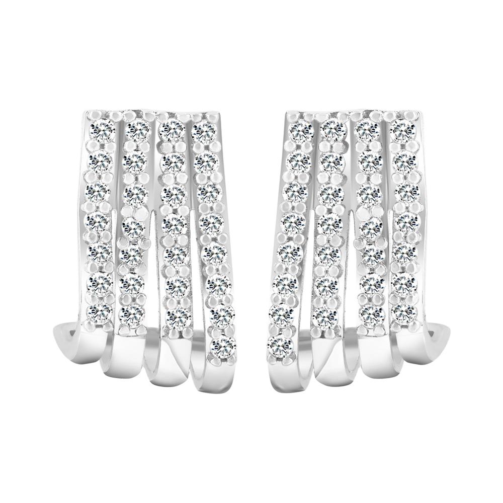 Buy 925 Purity Silver Earrings