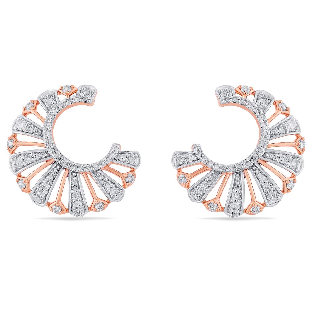 Buy 14 Karat Gold & Diamond Earrings