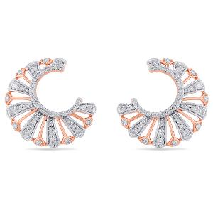 Buy 14 Karat Gold & Diamond Earrings