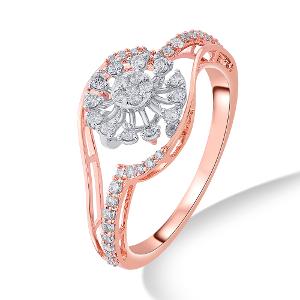 Buy 14 Karat Gold & Diamond Ring