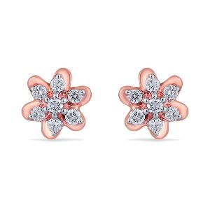 Buy 14 Karat Gold & Diamond Earrings