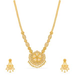 Buy 22 Karat Gold Necklace Set