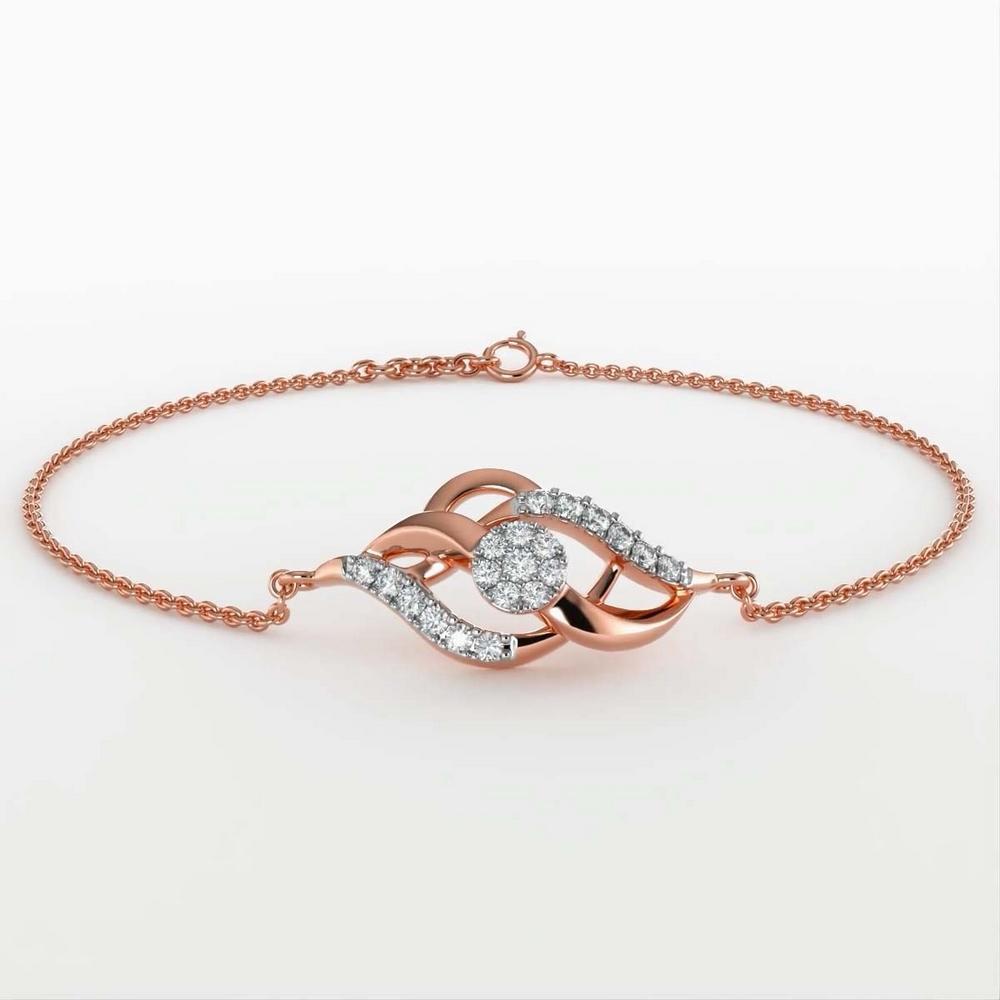 Buy Swirling Elegance Diamond Bracelet