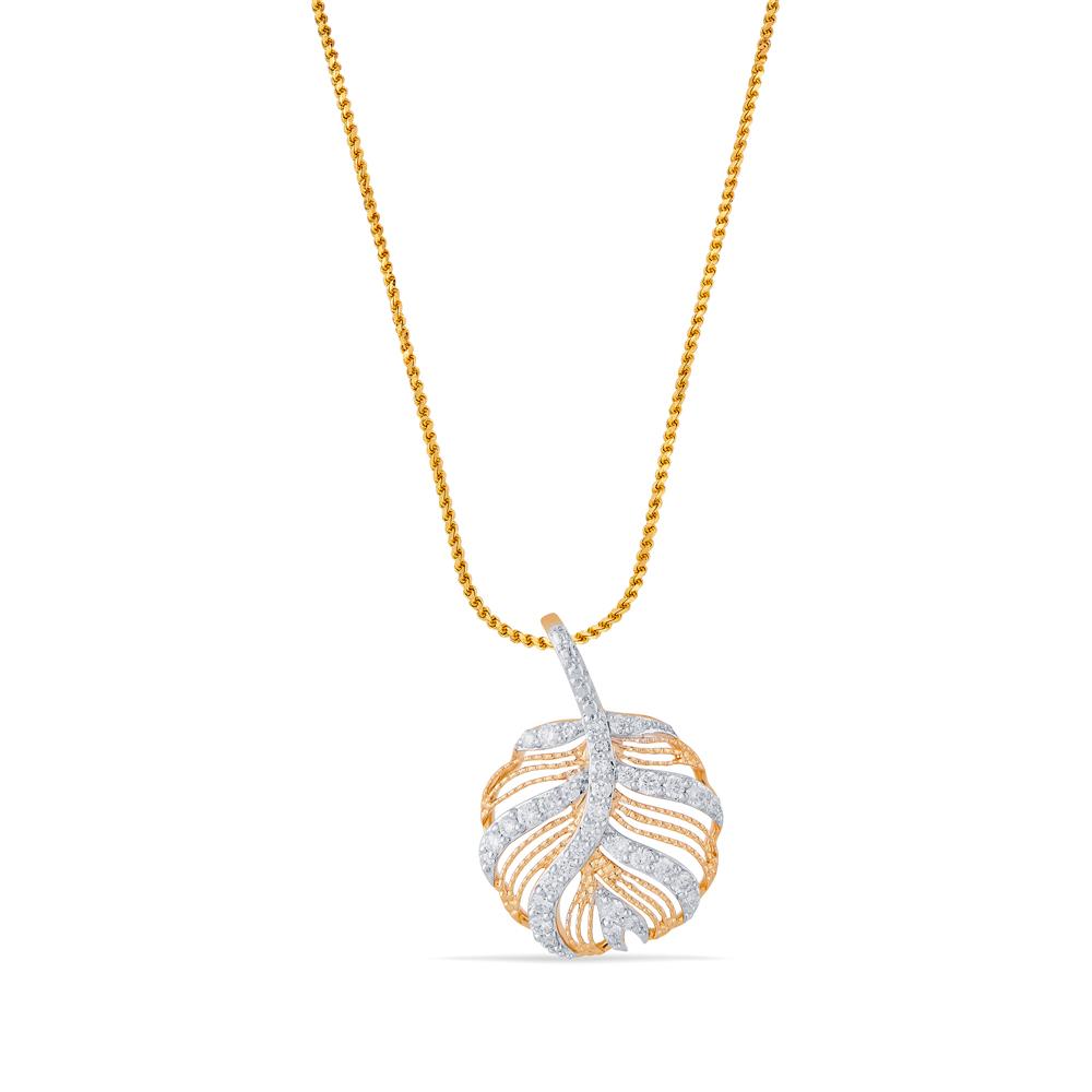 Buy 18 Karat Gold & Diamond Pendant