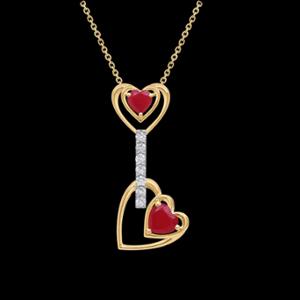 Buy 14 Karat Gold & Diamond Pendant