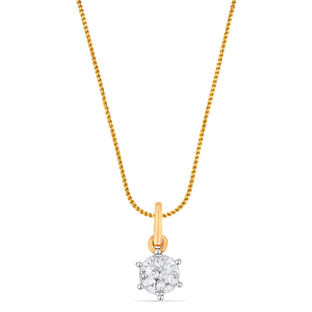 Buy 18 Karat Gold & Diamond Pendant