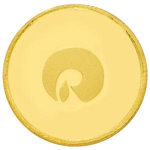 Buy 24 Karat Yellow Finish 0.5 Grams Gold Coin