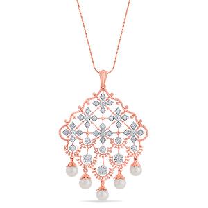 Buy 14 Karat Gold & Diamond Pendant