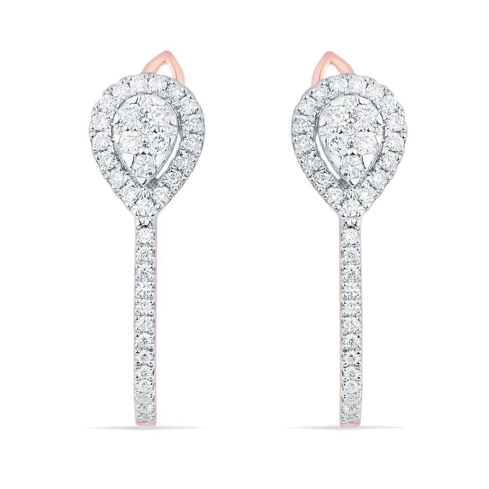 Buy 18 Karat Gold & Diamond Earrings