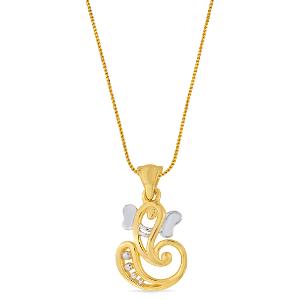 Buy 18 Karat Gold Pendant For Unisex