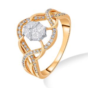 Buy 18 Karat Gold & Diamond Ring