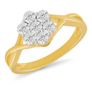 Buy 18 Karat Gold & Diamond Ring