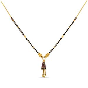 Buy Black Beads Gold Mangalsutra
