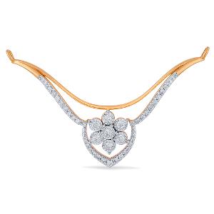 Buy 18 Karat Gold & Diamond Mangalsutra