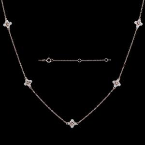 Buy 14 Karat Gold & Diamond Necklace