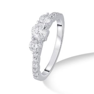 Buy 14 Karat Gold & Diamond Ring