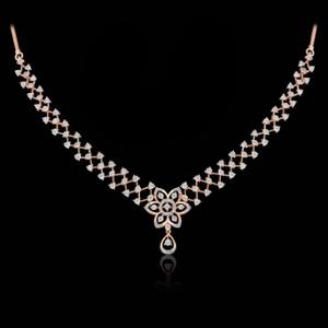 Buy 18 Karat Gold & Diamond Necklace