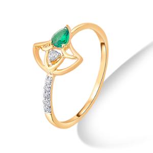 Buy 14 Karat Gold & Diamond Ring