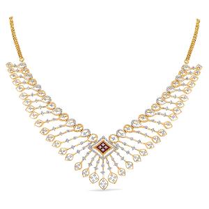 Buy 14 Karat Gold & Diamond Necklace