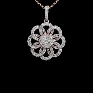 Buy 14 Karat Gold & Diamond Pendant
