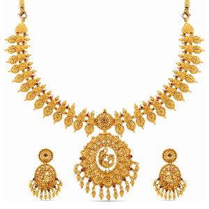 Buy 22 Karat Gold Necklace Set