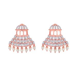 Buy 14 Karat Gold & Diamond Earrings