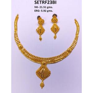 Buy 22 Karat Gold Necklace Set