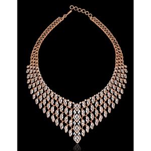 Buy 18 Karat Gold & Diamond Necklace Set