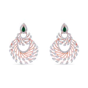 Buy 18 Karat Gold & Diamond Earrings