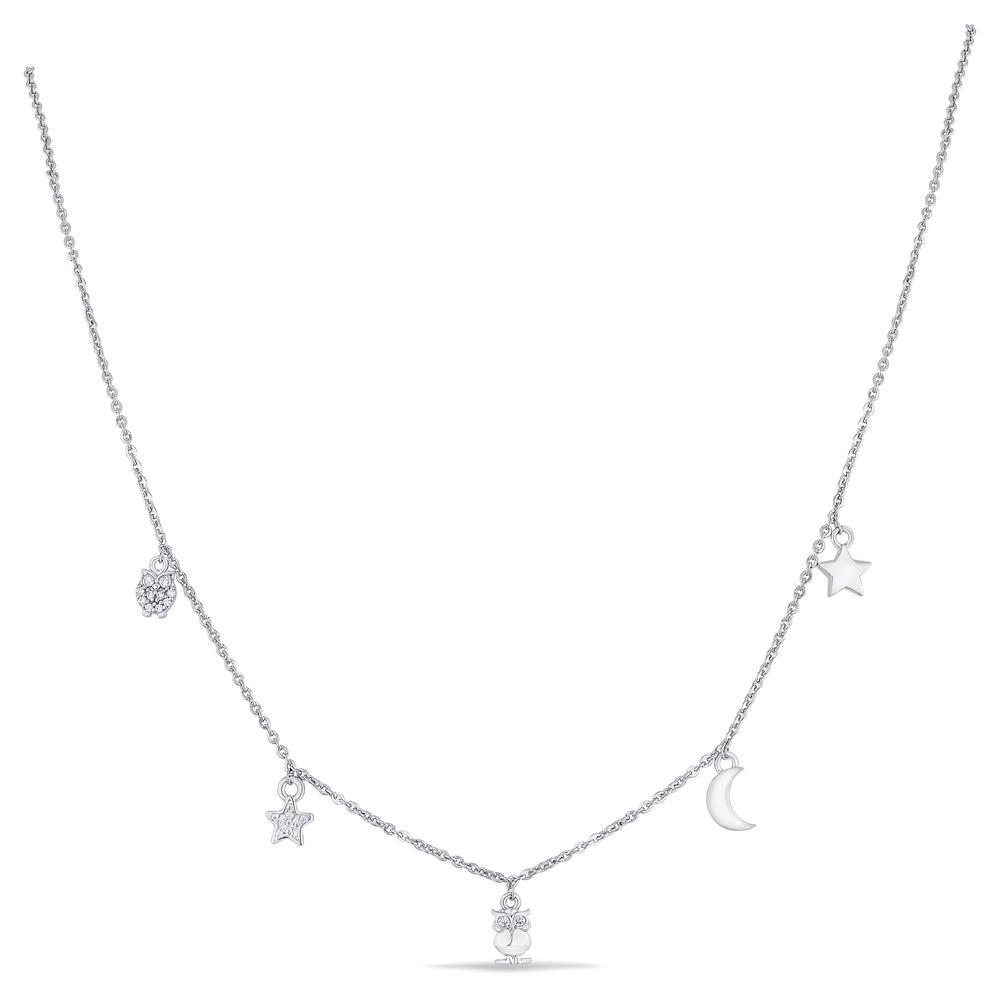 Buy Midnight Magic Silver Necklace