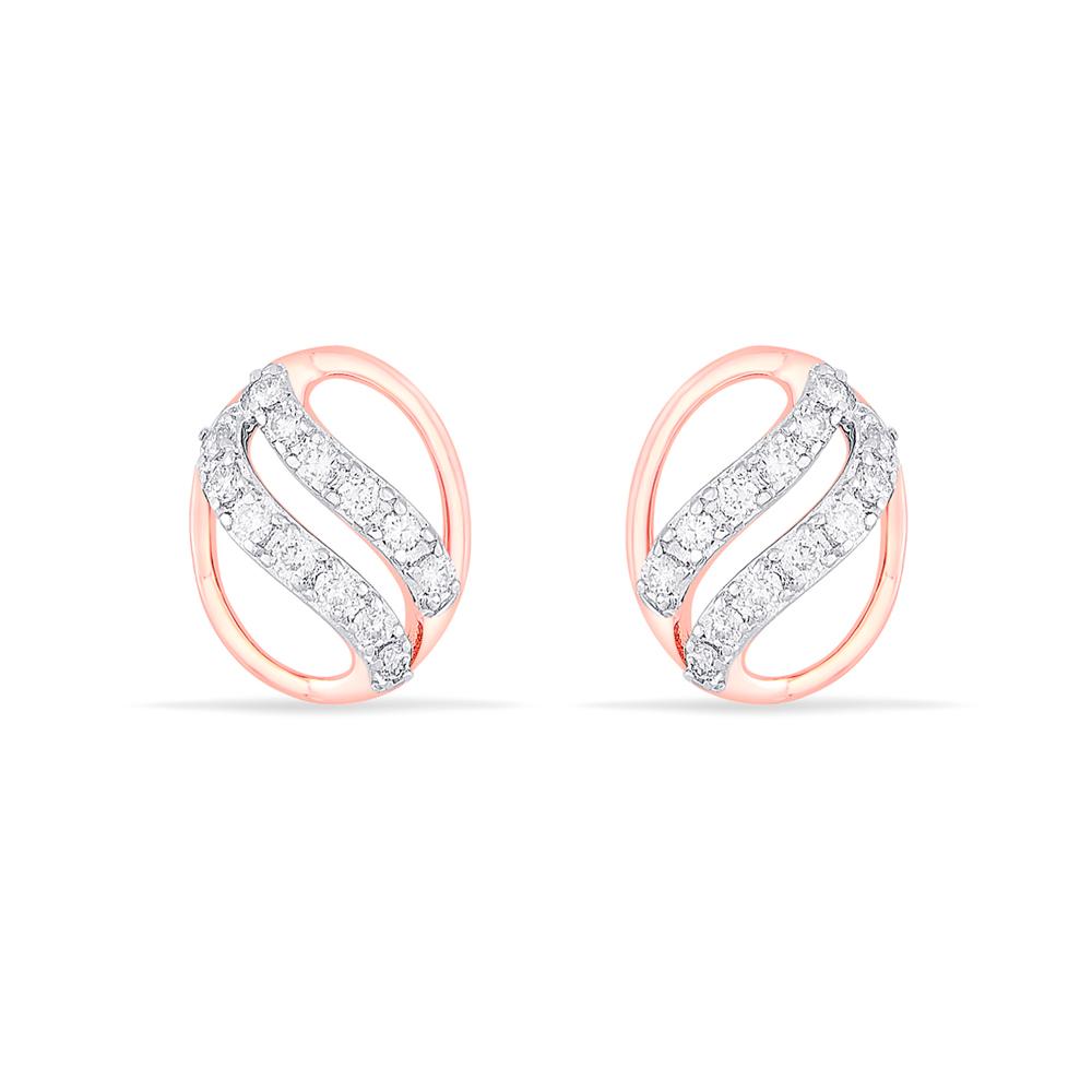 Buy 14 Karat Gold & Diamond Earrings