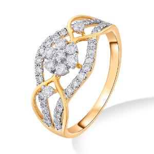 Buy 18 Karat Gold & Diamond Ring
