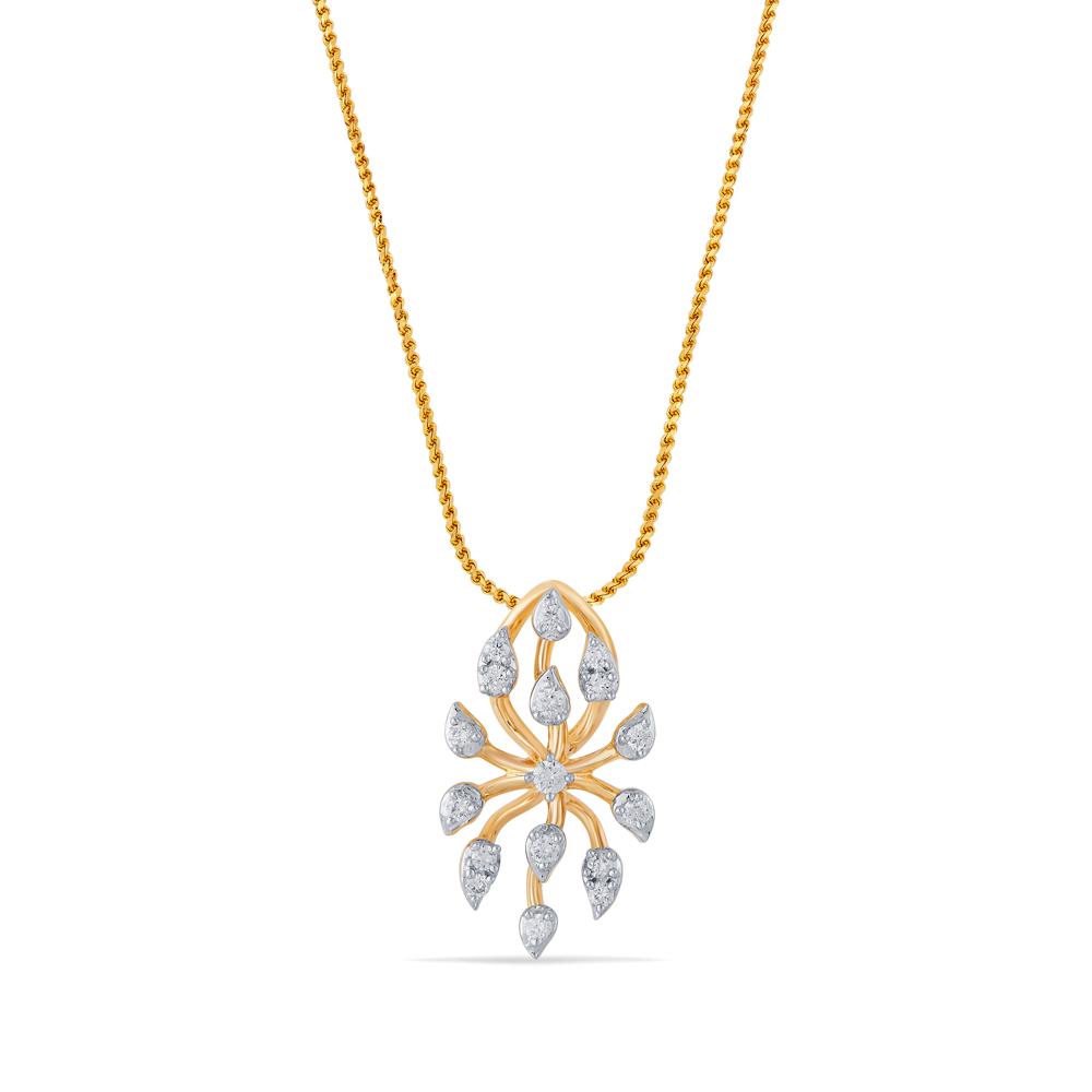 Buy 18 Karat Gold & Diamond Pendant