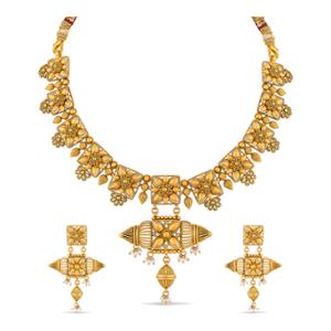 Buy 22 Karat Gold Necklace Set