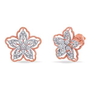 Buy 14 Karat Gold & Diamond Earrings