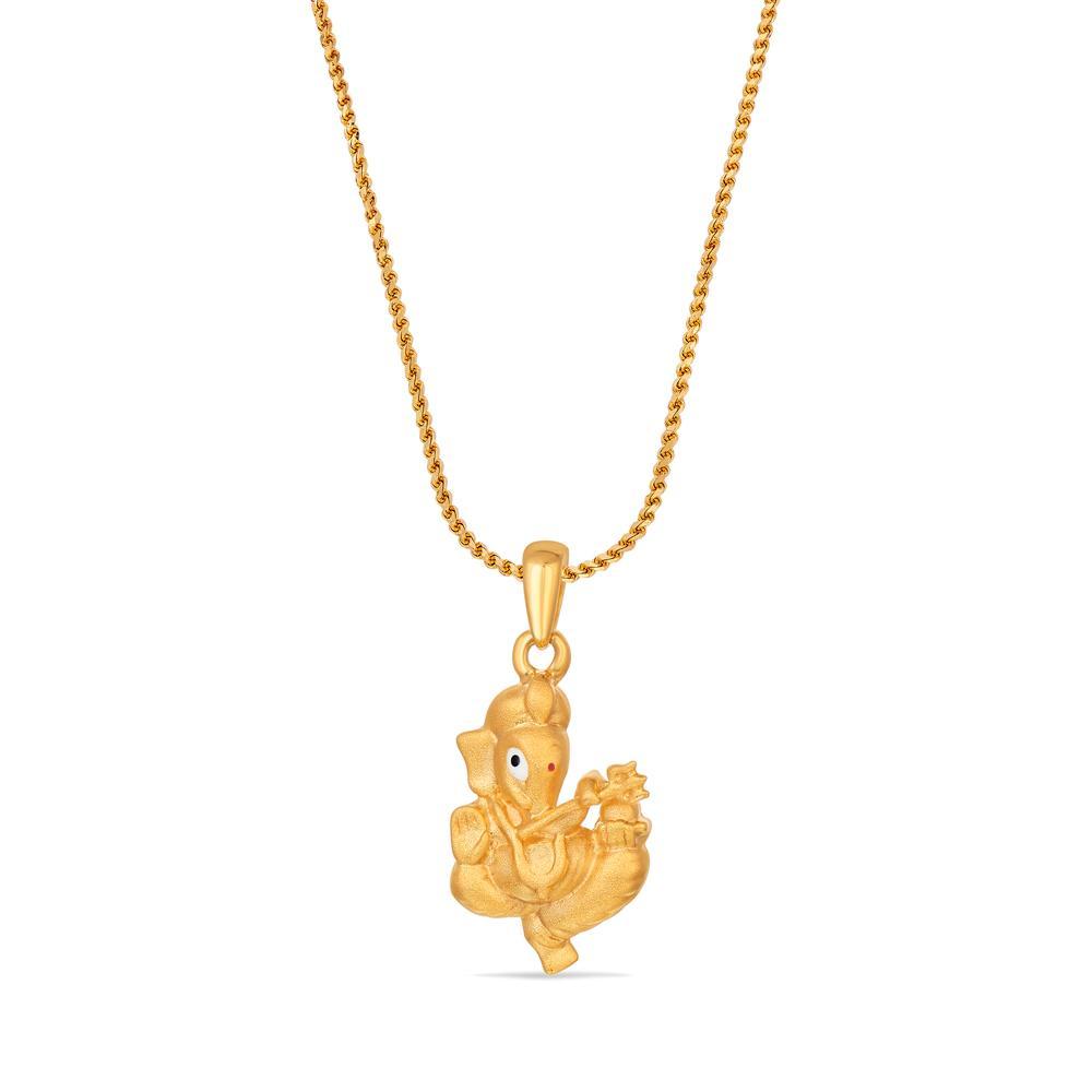 Buy Seated Ganesha Gold Pendant