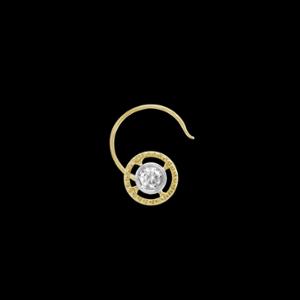 Buy 14 Karat Gold & Diamond Nose Pin