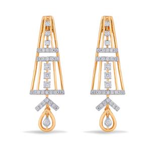 Buy 18 Karat Gold & Diamond Earrings