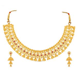 Buy 22 Karat Gold Necklace Set